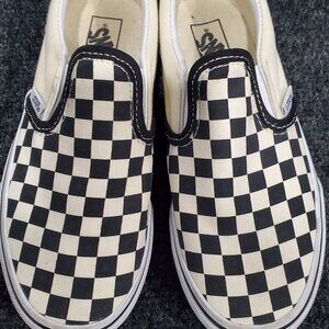Vans Kids Classic Slip-on Checkerboard Shoes Size 2.5